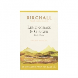 Birchall Lemongrass & Ginger citrónová tráva&zázvor caj nylon vrecko (20 ks)